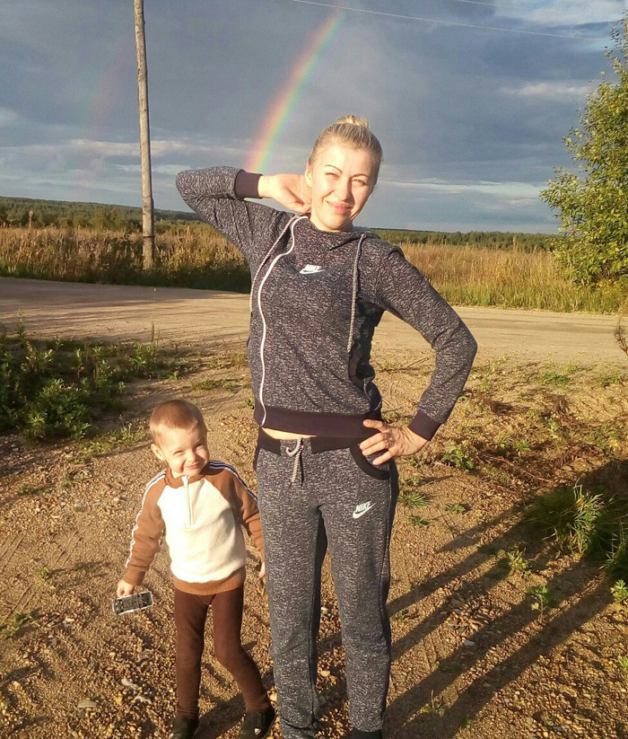 <em>Лидия с Женей в 2016 году / Фото из личного архива Лидии Прудовской</em>