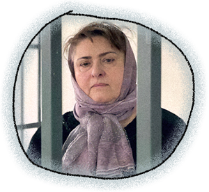 Zarema Musaeva, jailed mother of Chechen activists. We covered her story in <a href="https://redir.ovdinfo.org/nl3/pm8NUawU5Tqlns4VTVyTWw?_gl=1*16y8u0e*_ga*MjMxNDkzNDM4LjE3MDQ5NzY5NTY.*_ga_J7DH9NKJ0R*MTcyNzI3MjY3MS40MjguMS4xNzI3MjczMDg3LjQzLjAuMA..">Digest #17</a>. On September 25, her lawyer <a href="https://t.me/no_torture/3418">reported</a> that Zarema’s health has rapidly deteriorated — she has insulin-dependent type 2 diabetes / Photo: Crew Against Torture