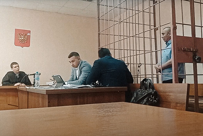 <em>Илшат Ульябаев в суде, Орск, 20 июня 2024 года / Скриншот: YouTube канал «Аспекты — Башкортостан»</em>