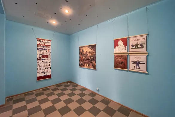 Andrei Semkin’s anti-war exhibition / Photo from personal archive