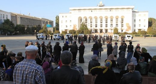 Митинги родственников пропавших без вести дагестанцев