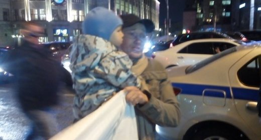 Баннер на Тверской улице