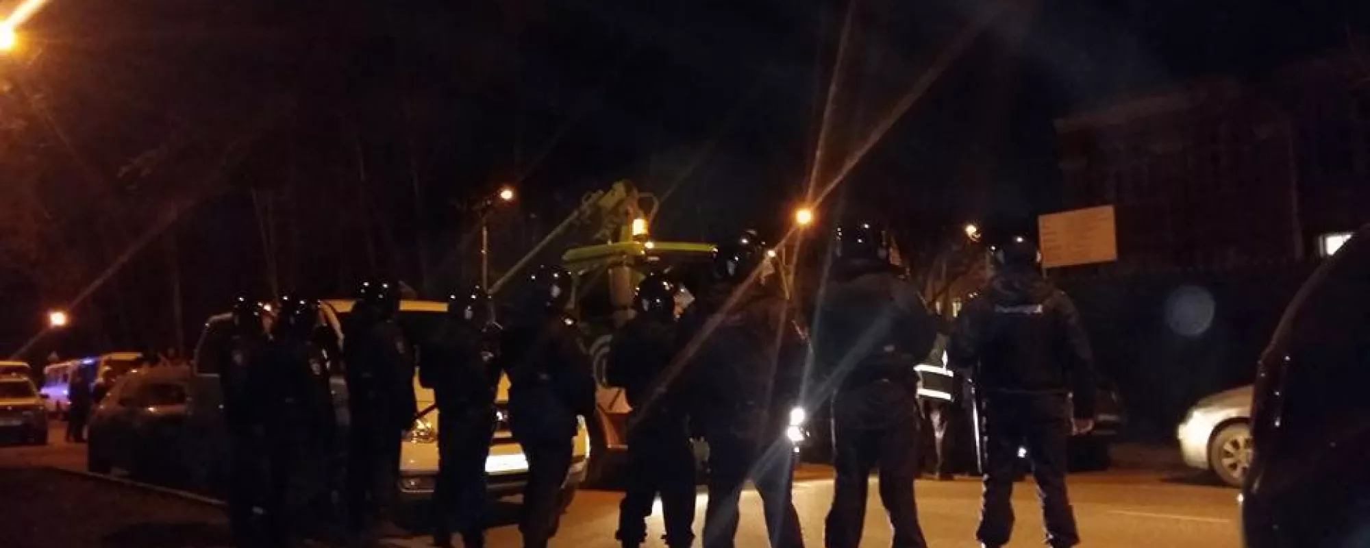 В парке «Дубки» начались задержания