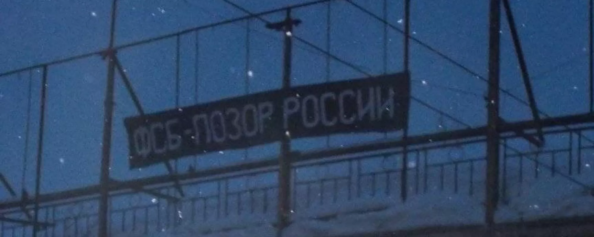 В Иваново полицейские задержали местную жительницу из-за баннера «ФСБ — позор России»