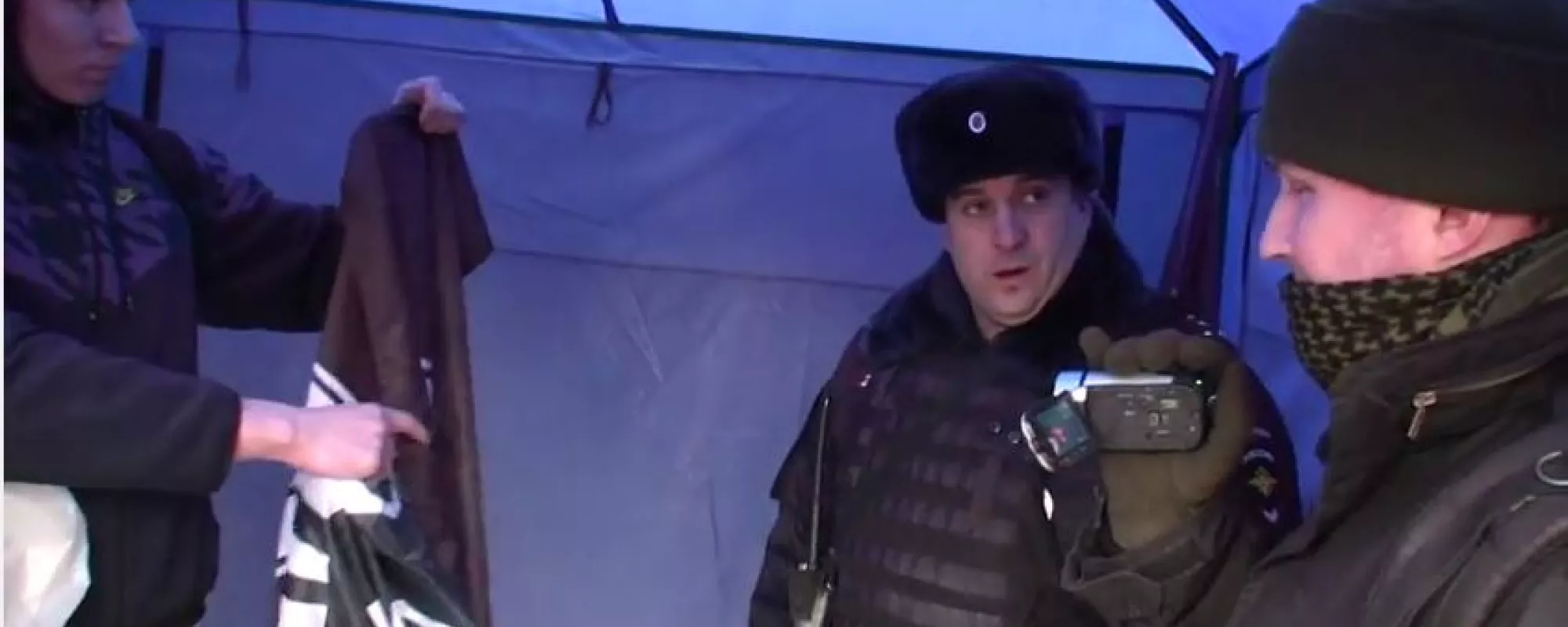 Флаги «Народной воли» на траурном шествии были одобрены полицией