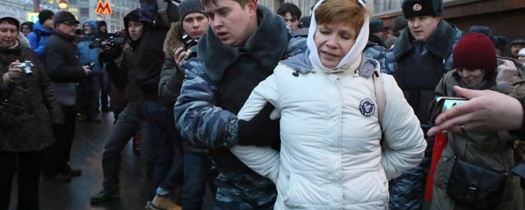 Распределение по ОВД задержанных на акции в поддержку болотных узников