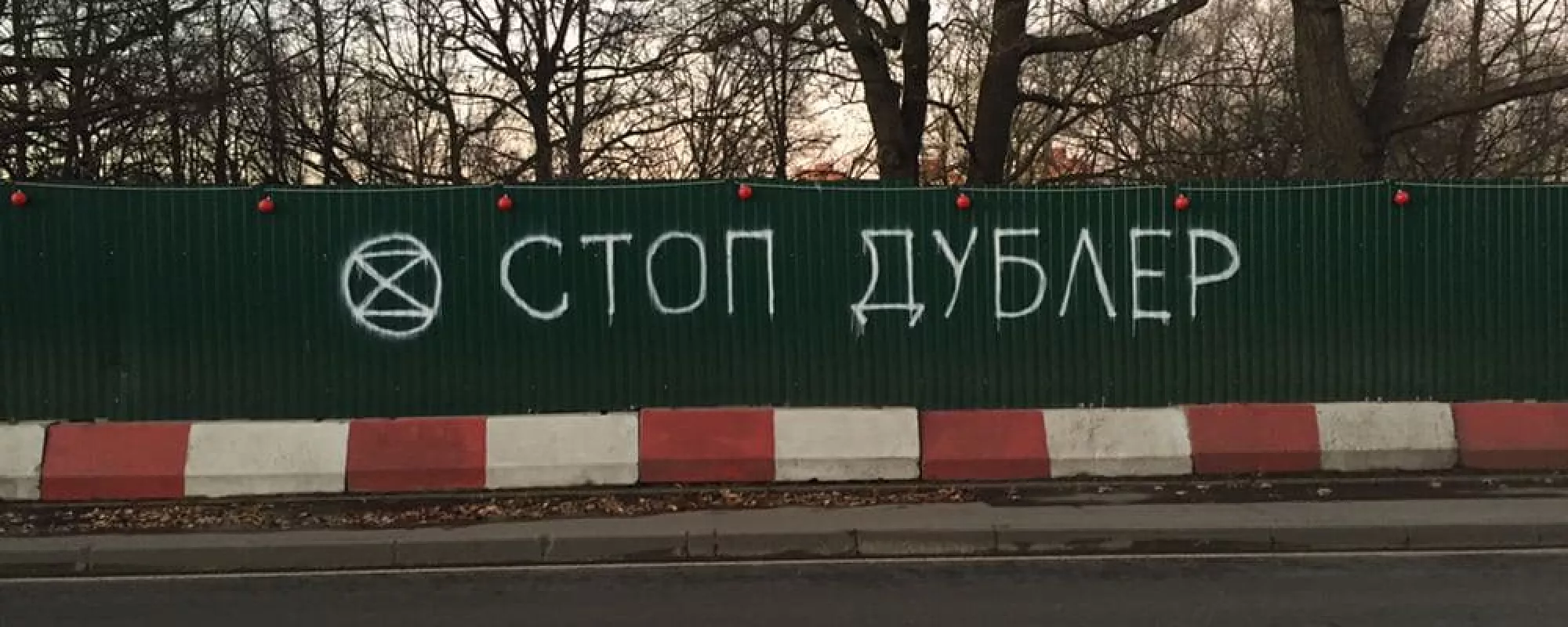 В Москве задержали протестующего против строительства автодороги через парк в Кунцево