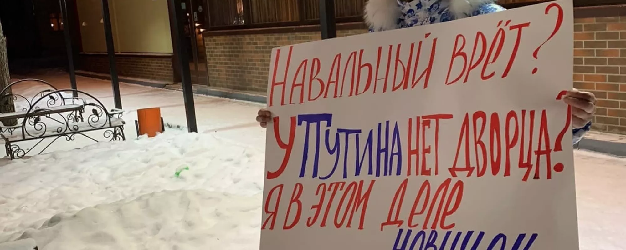 Суд прекратил дело против активистки из Плесецка из-за одиночного пикета в поддержку Навального