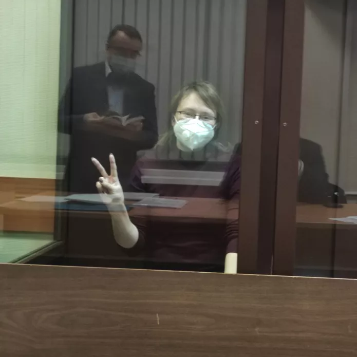 Лилия Чанышева на суде по мере пресечения / Фото: адвокат Владимир Воронин