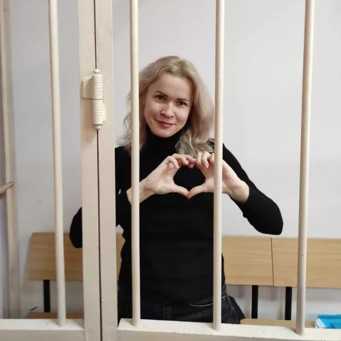 Мария Пономаренко на суде по мере пресечения / Фото: Динар Идрисов