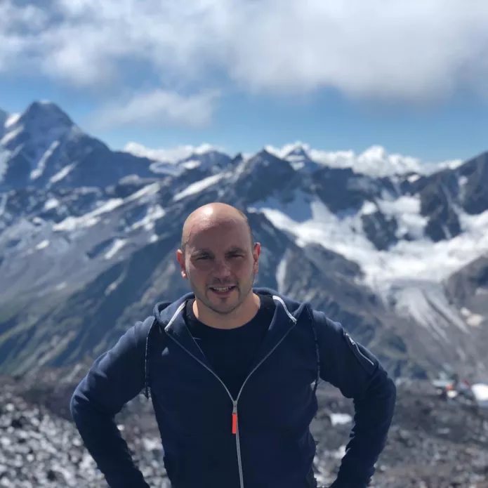 Andrei Pivovarov on Elbrus, August 2020 / Photo from Pivovarov's archives