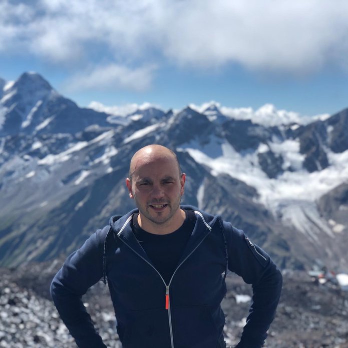 Andrei Pivovarov on Elbrus, August 2020 / Photo from Pivovarov's archives
