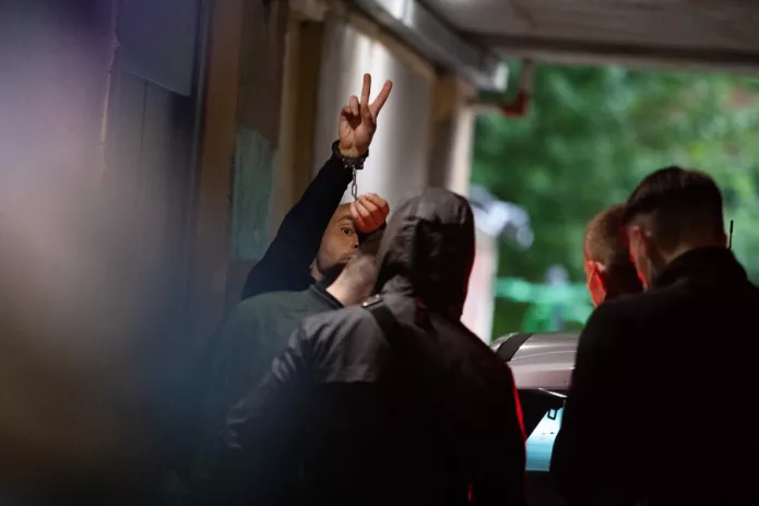 House search and detention of Andrei Pivovarov. Saint-Petersburg, 1 June 2021 / Photo: David Frenkel