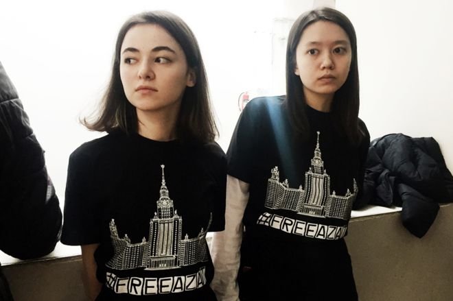 Фариза Дударова и Марина Ким / Фото со страницы журнала DOXA в фейсбуке