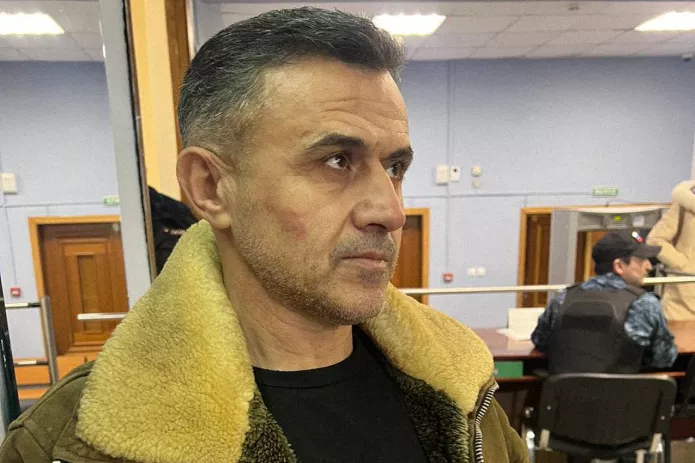 <em>Ashabali Alibekov, following his detention in Kazan, on February 20, 2024 / Photo courtesy of Ashabali Alibekov</em>