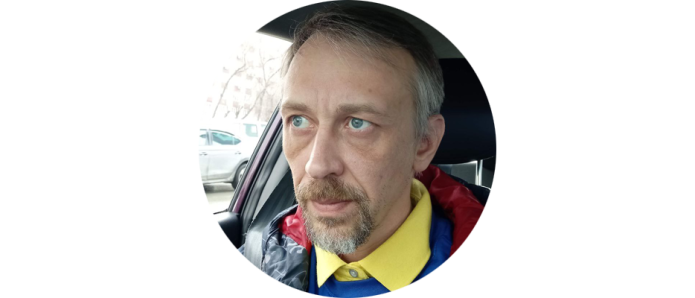 Адвокат Василий Дубков по дороге в отдел полиции 6 марта 2022 года / Фото предоставлено Василием Дубковым