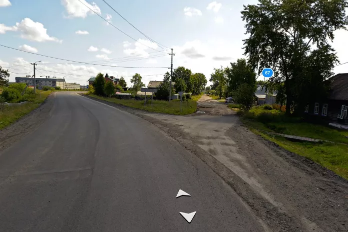 A view of the street where Nikandr’s parish is located. Verkhoturye / Photo: Yandex. Maps