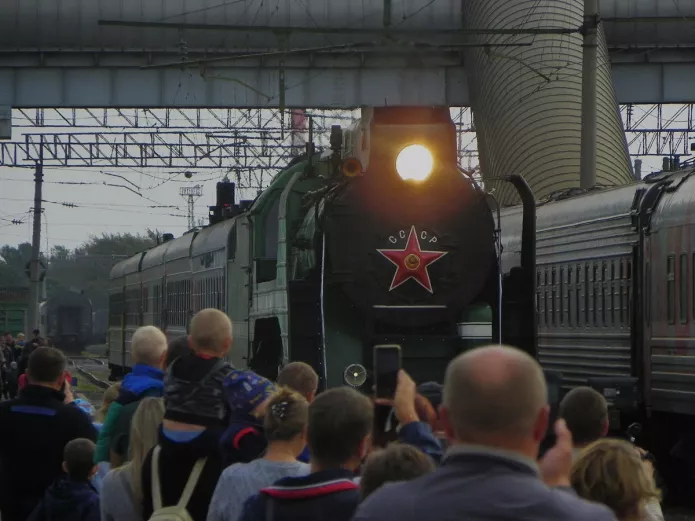 A rail car restored with the support of Rumyantsev’s brother, 2020 / Photo by Vladimir Rumyantsev