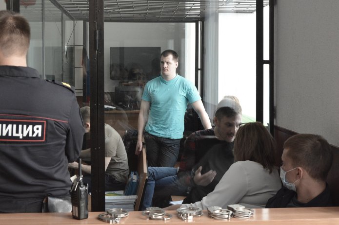 Михаил Кульков во время апелляции на приговор, 7 сентября 2020 года / Фото: Екатерина Малышева