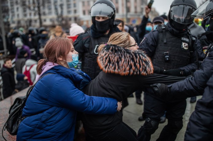 Москва, 23 января 2021 года / Евгений Фельдман для «Медузы»