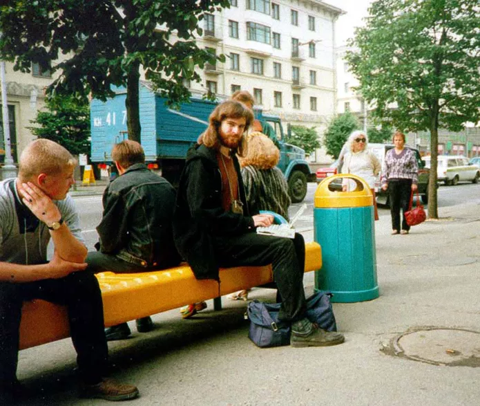 Илья Васильев в 90-е гг. / Фото: klein.zen.ru