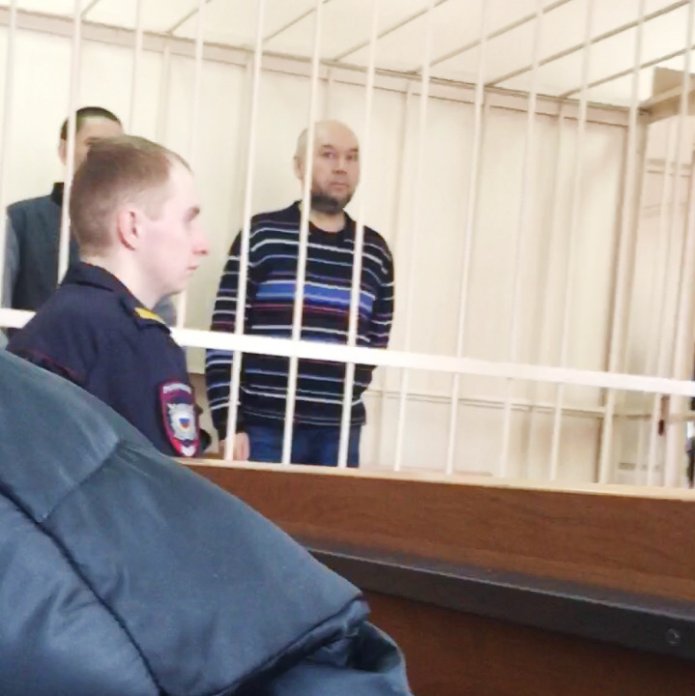 Рустам Халиков в суде / Фото предоставлено Анфисой Халиковой