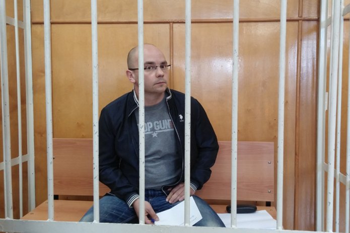Суд по аресту Андрея Пивоварова. 29 июля 2015 года / Фото: Александра Агеева, «Грани.Ру»