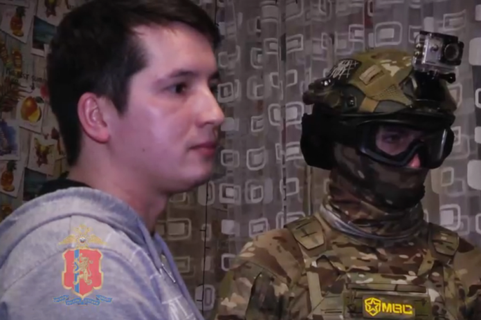 Павел Хохлов / Кадр из видео ГУ МВД по Красноярскому краю