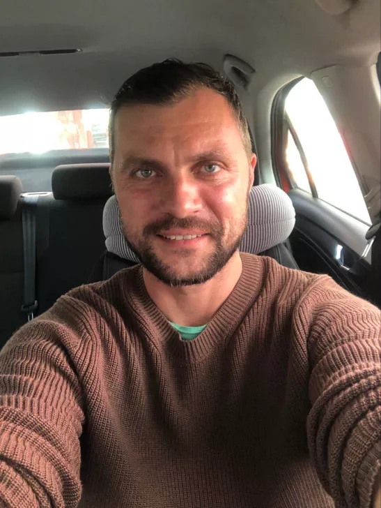 <em>Mumrikov right after being released from the penal centre / Photo: courtesy of Grigory Mumrikov</em>