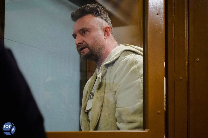 Андрей Котов во время заседания об избрании меры пресечения в Головинском суде Москвы, 2 декабря 2024 г. / Фото: SOTAvision