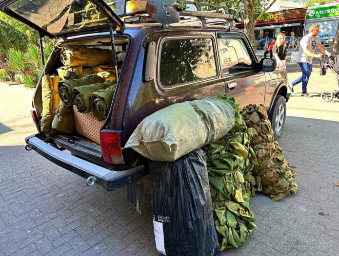Гуманитарная помощь для российских военных / Источник: официальный телеграм-канал Минобороны России