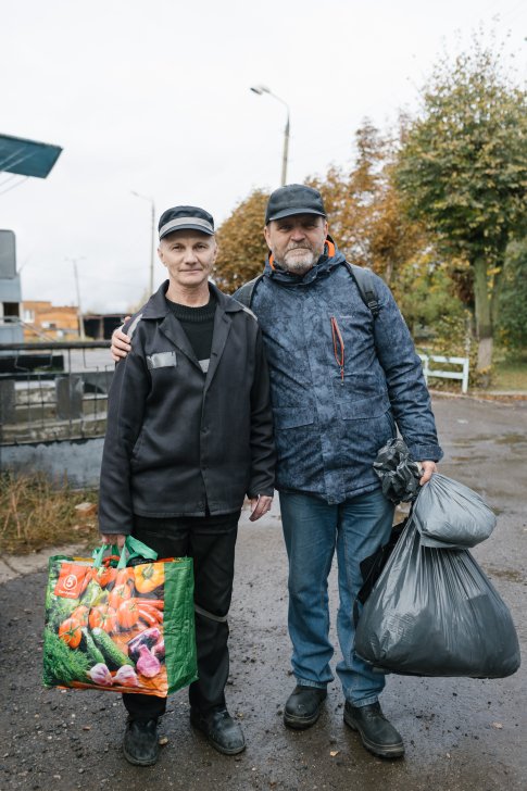 Алексей Москалев и адвокат Владимир Билиенко / Фото: ОВД-Инфо