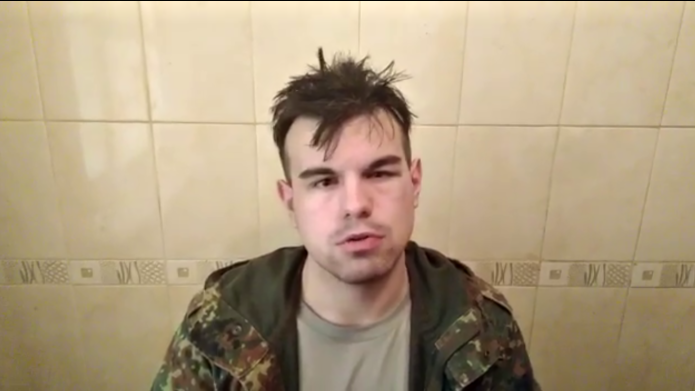 Руслан Костыленков в ролике «Кремлевской прачки» после пыток / Кадр из видео «Кремлевской прачки»