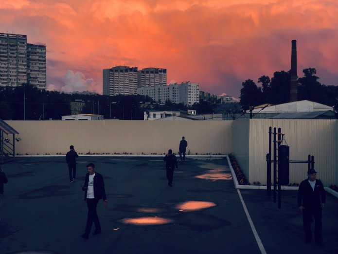 <em>Courtyard of the penal centre / Photo: courtesy of Grigory Mumrikov</em>