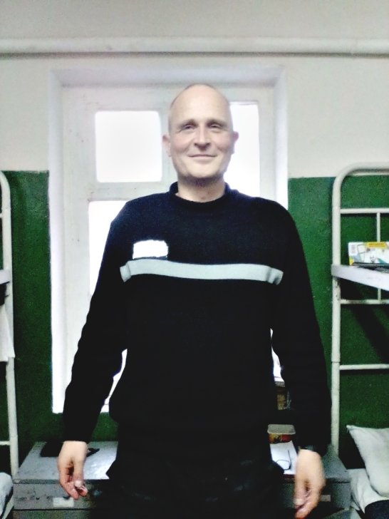Dennis Christensen in Correctional Labour Camp 3 in Kursk Oblast / Photo from Christensen’s personal archive