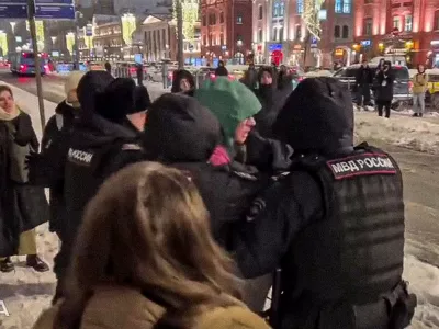  Убийство Навального. Списки задержаний 16.02.2024 г. 