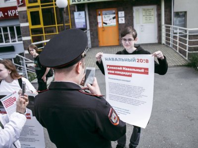 Задержания на воскресном «агитационном субботнике» в Москве