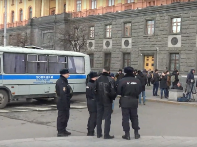 Список задержанных на пикетной очереди у здания ФСБ в Москве 14 марта 2020 года