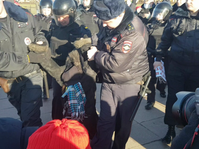 Список задержанных на акциях в защиту Конституции в Петербурге 15 марта 2020 года