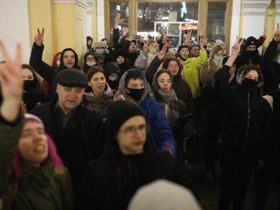 Списки задержанных в связи с акцией против войны с Украиной 25 февраля 2022 года