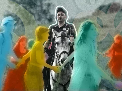 Люди «в костюмах скинхедов» и конная полиция. Как (не) прошел традиционный хиппи-фестиваль в Москве 