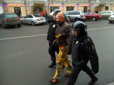  Задержания в Москве 2 апреля 2017 года 