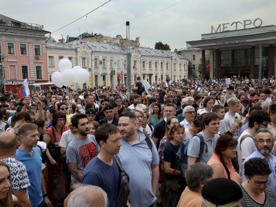 Координатор юрпомощи ОВД-Инфо Алла Фролова о действиях полиции на марше 12 июня