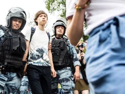      Суды над задержанными во время марша в поддержку Ивана Голунова 12 июня
    