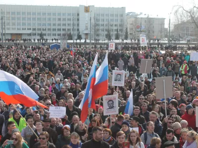     Как после массового экопротеста в Архангельске борются с «агрессивно настроенной толпой»
    