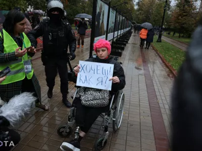  Женщины в черном и мужчины с повестками: итоги акций 24 сентября против мобилизации 