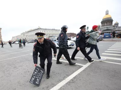  Акции против «царя»: избитые, задержанные, несовершеннолетние 