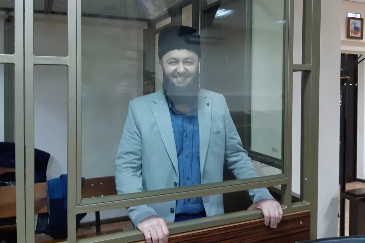 Marlen Asanov at the Southern District Military Court in Rostov-on-Don, 27 January 2020 / Photo: Crimean Solidarity