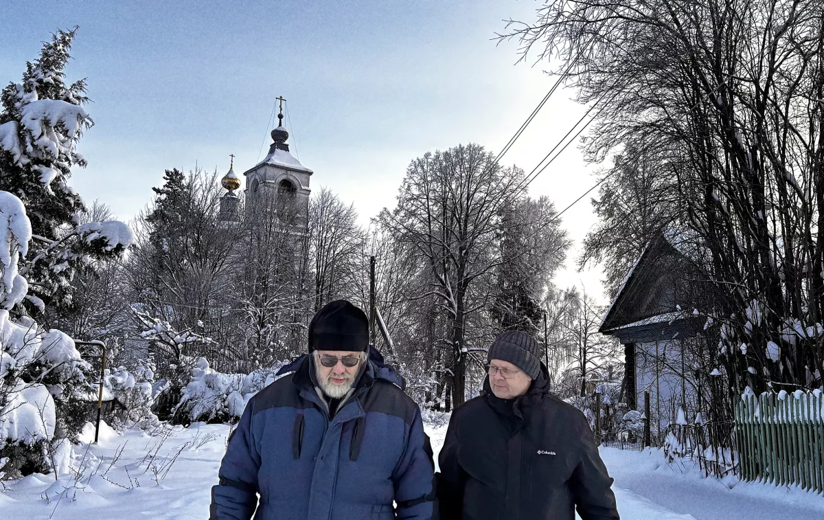 Отец Александр и Грегори Винтер