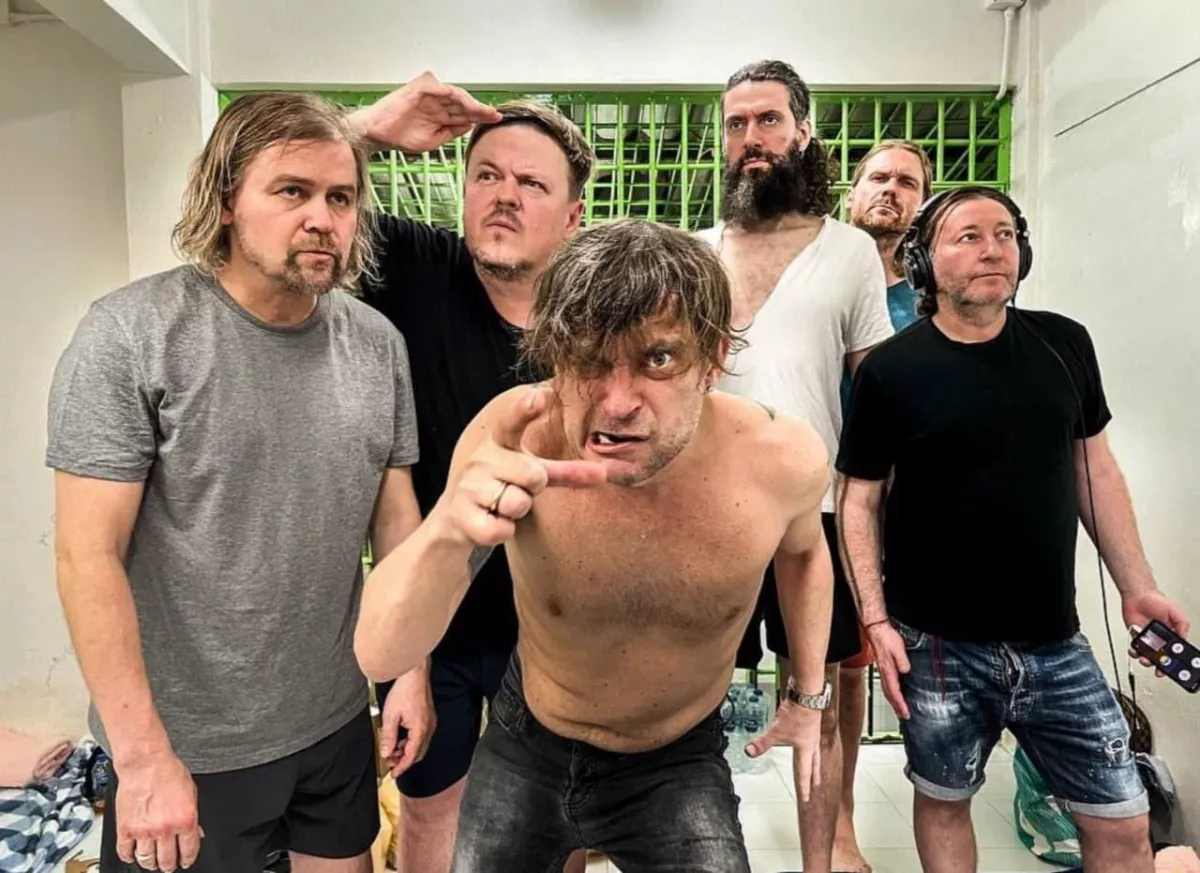 Bi-2 band members during detention in Thailand, February 2024 / Photo: Bi-2 social media